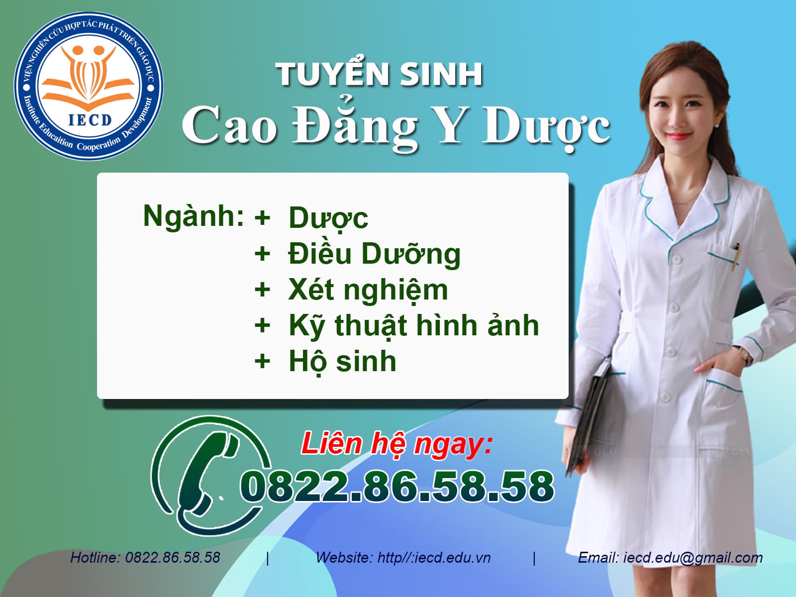 Tuyển sinh cao đẳng điều dưỡng học tại Hà Nội năm 2023