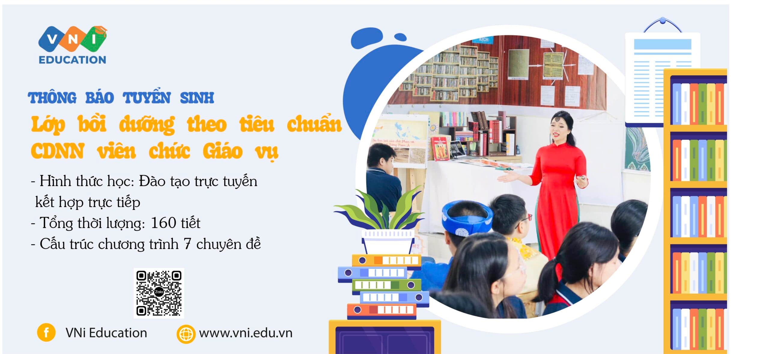 Bồi dưỡng theo tiêu chuẩn chức danh nghề nghiệp viên chức giáo vụ – 2024