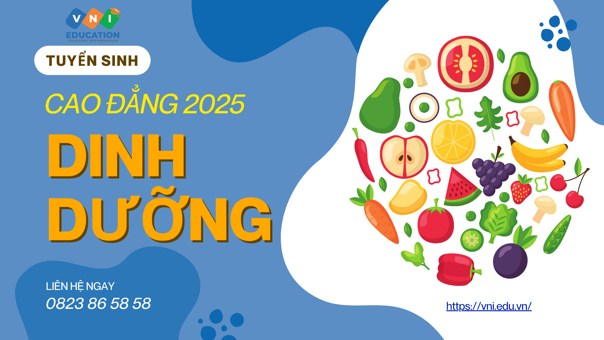 Cao đẳng Dinh dưỡng – Cơ hội cuối cùng năm 2025