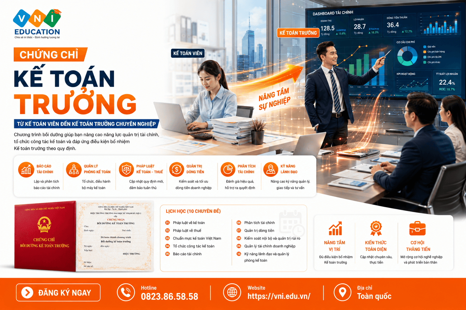 Chứng chỉ kế toán trưởng có bắt buộc không? Cập nhật quy định 2026