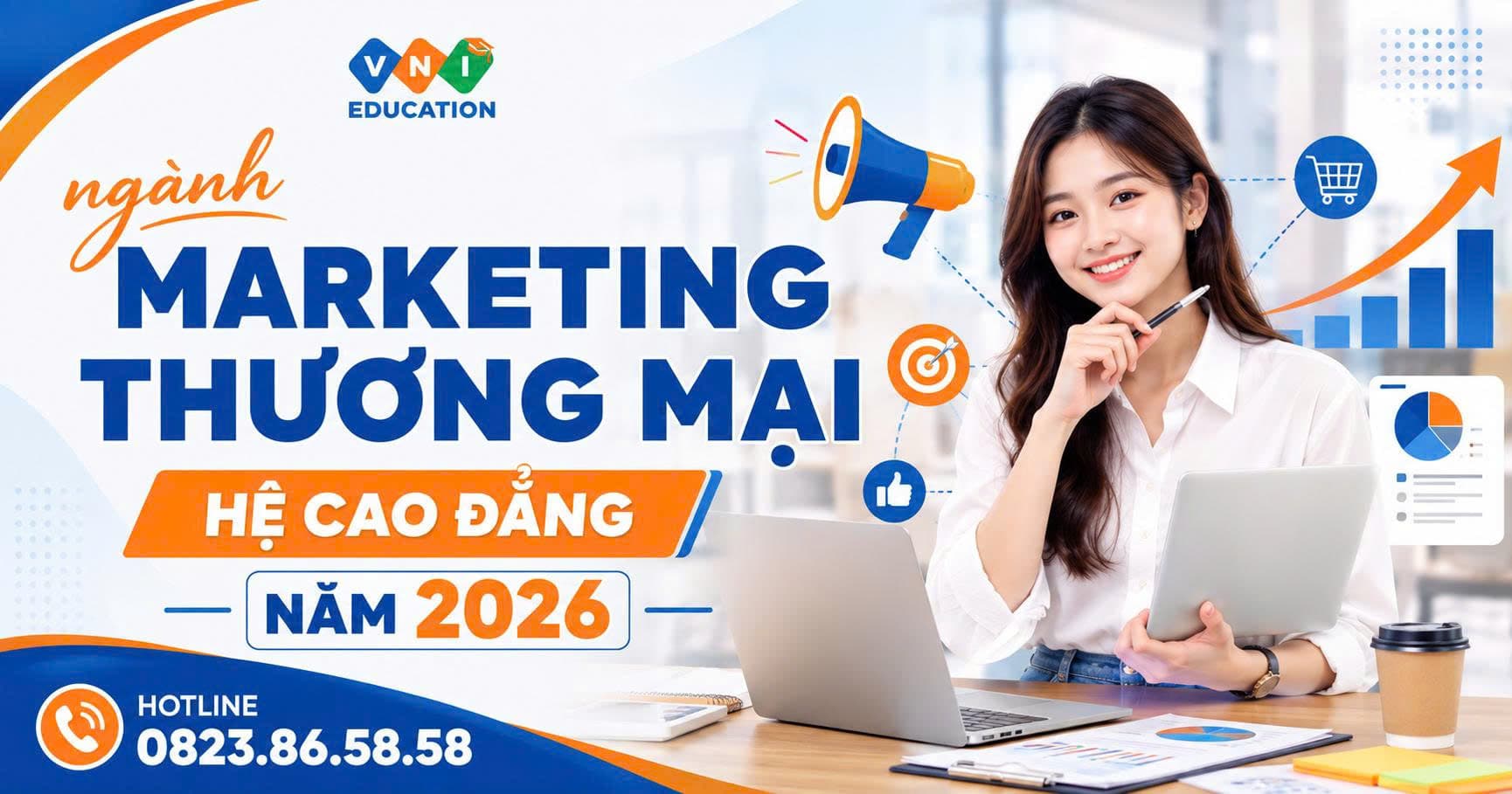 Cao đẳng Marketing thương mại: Đối tượng, chương trình đào tạo và cơ hội việc làm năm 2026