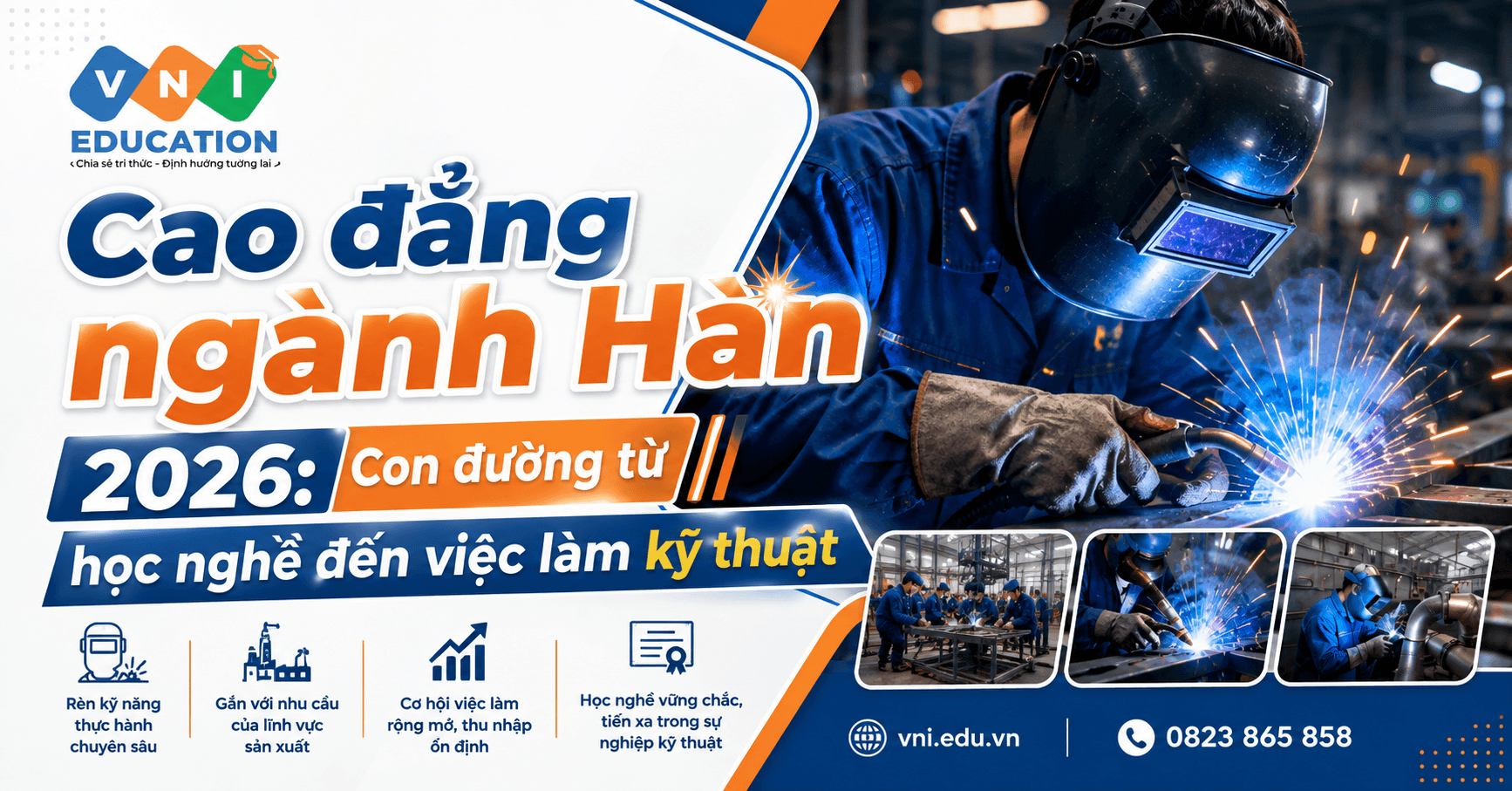 Cao đẳng ngành Hàn 2026: Con đường từ học nghề đến việc làm kỹ thuật
