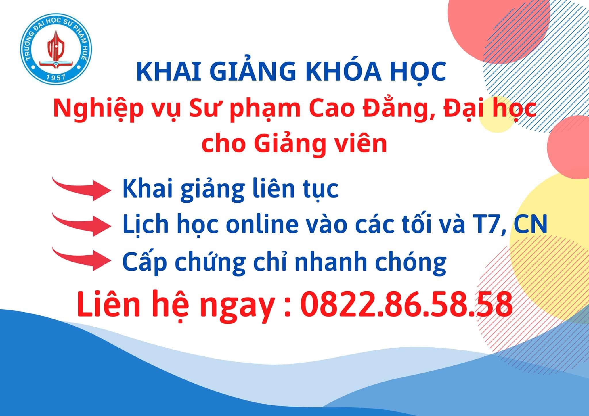 Khai giảng nghiệp vụ sư phạm dành cho giảng viên đại học, cao đẳng – 2024