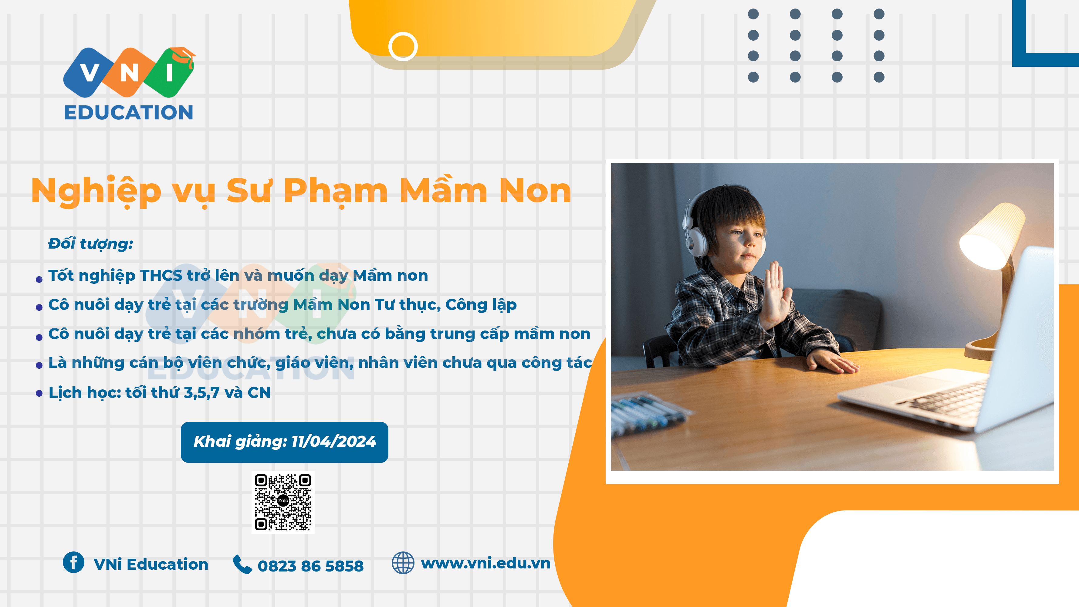 Đào tạo lớp Nghiệp vụ Sư phạm Mầm non – 2024