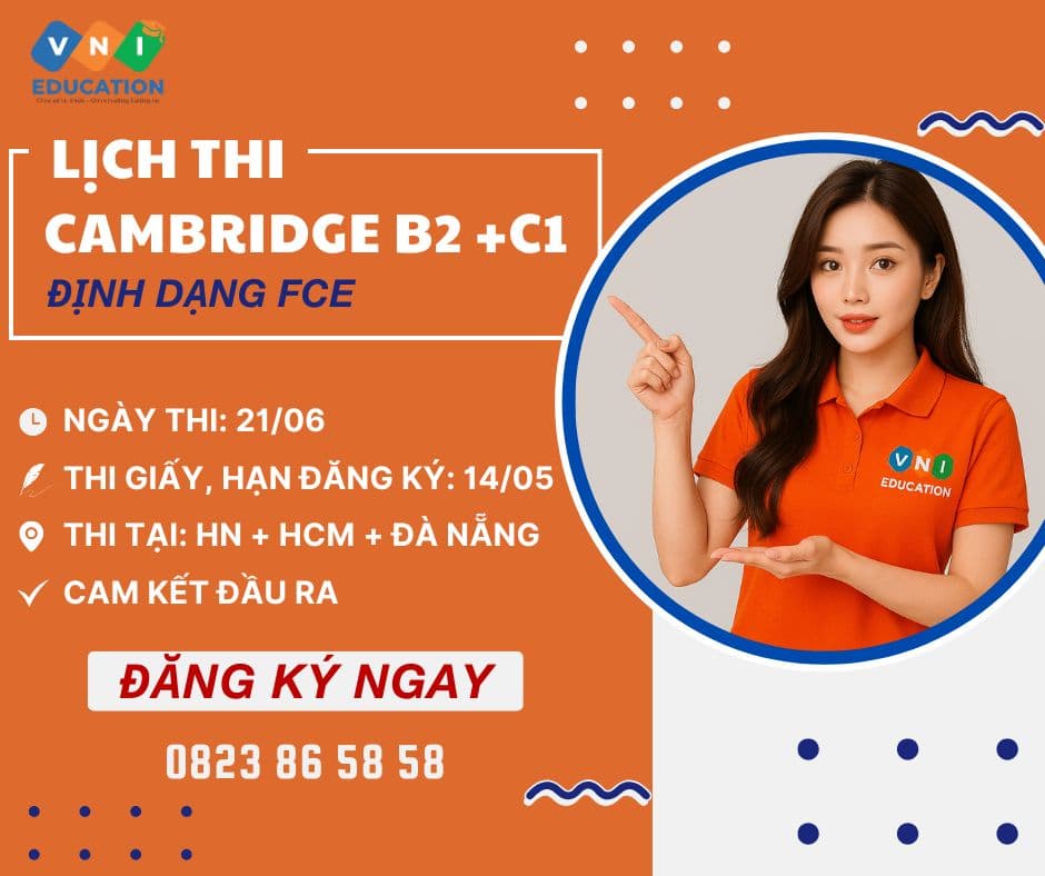 FCE là gì? Tìm hiểu kỳ thi FCE Cambridge (B2 First) và định dạng bài thi FCE 2025