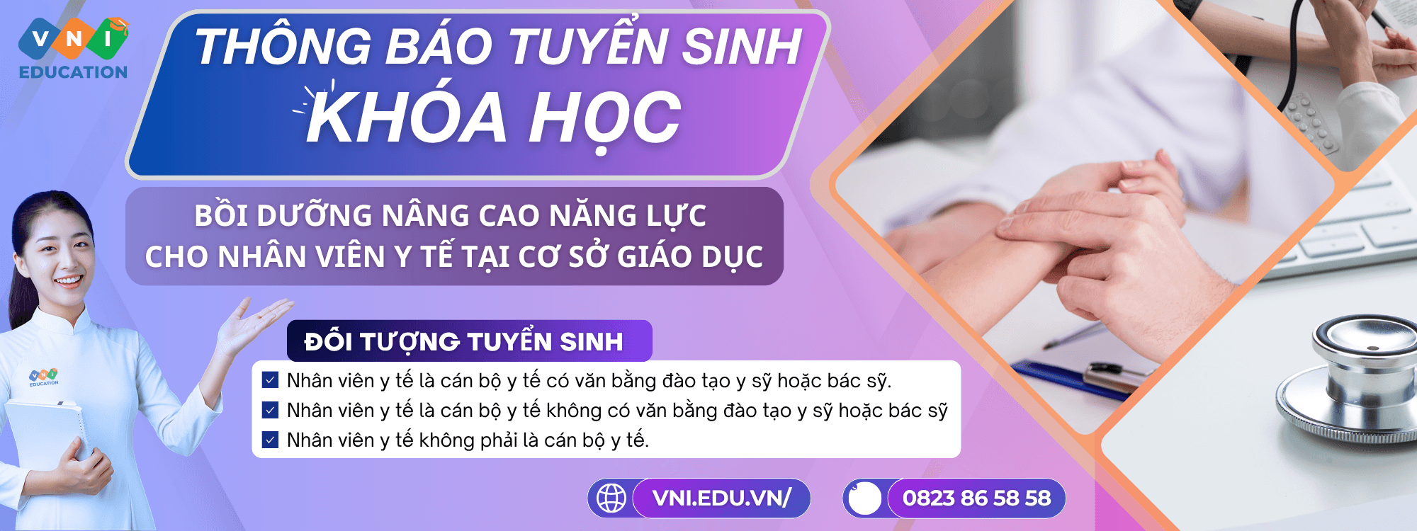 Khai giảng khóa học “Bồi dưỡng nâng cao năng lực nhân viên y tế tại cơ sở giáo dục” theo QĐ 354/BGDĐT