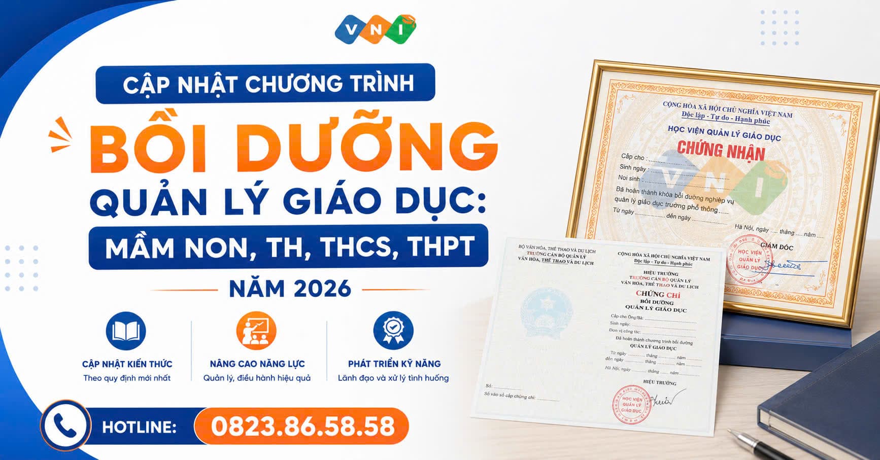 Bồi dưỡng quản lý giáo dục năm 2026: Đối tượng, chương trình học và quy định mới