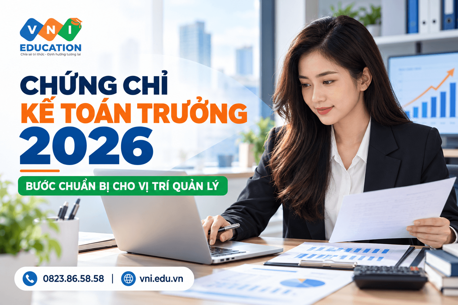 Chứng chỉ Kế toán trưởng 2026: Bước chuẩn bị cho vị trí quản lý bộ máy kế toán