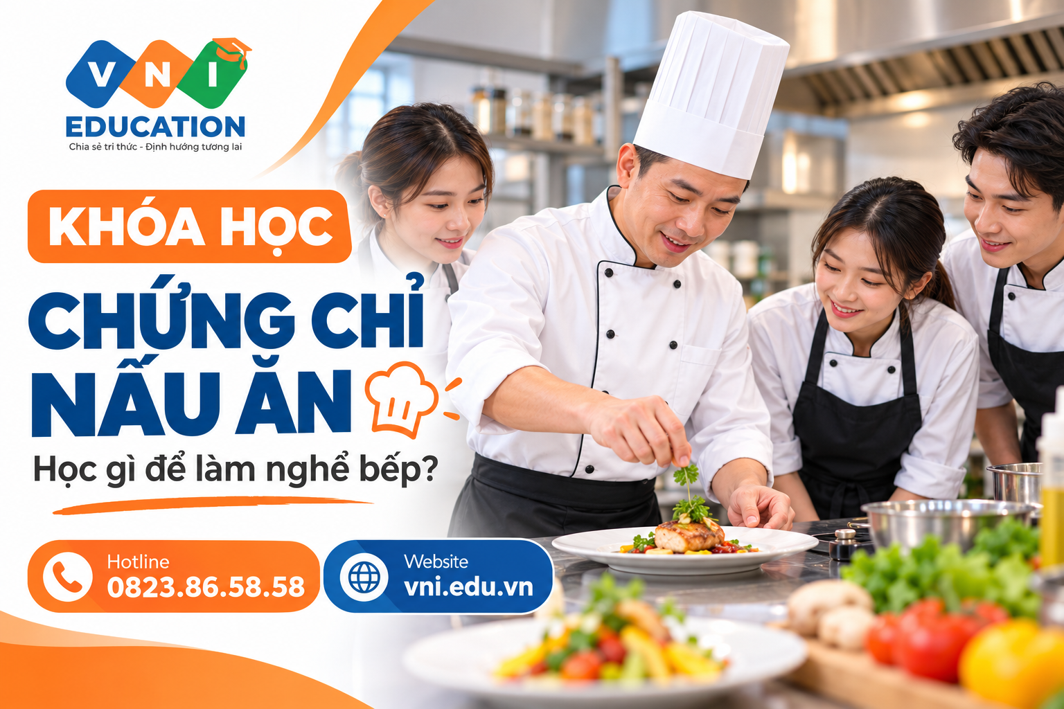 Khóa học chứng chỉ nấu ăn: Học gì để làm nghề bếp?