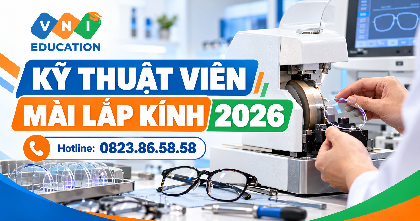 Kỹ thuật viên mài lắp kính 2026: Khám phá quy trình hoàn thiện kính
