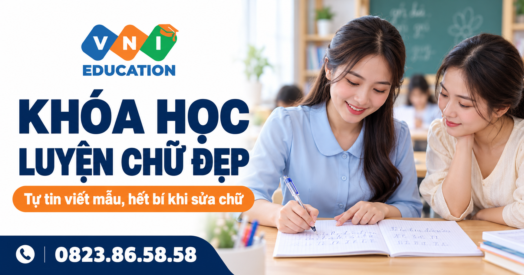 Khóa học luyện chữ đẹp: Tự tin viết mẫu, hết bí khi sửa chữ
