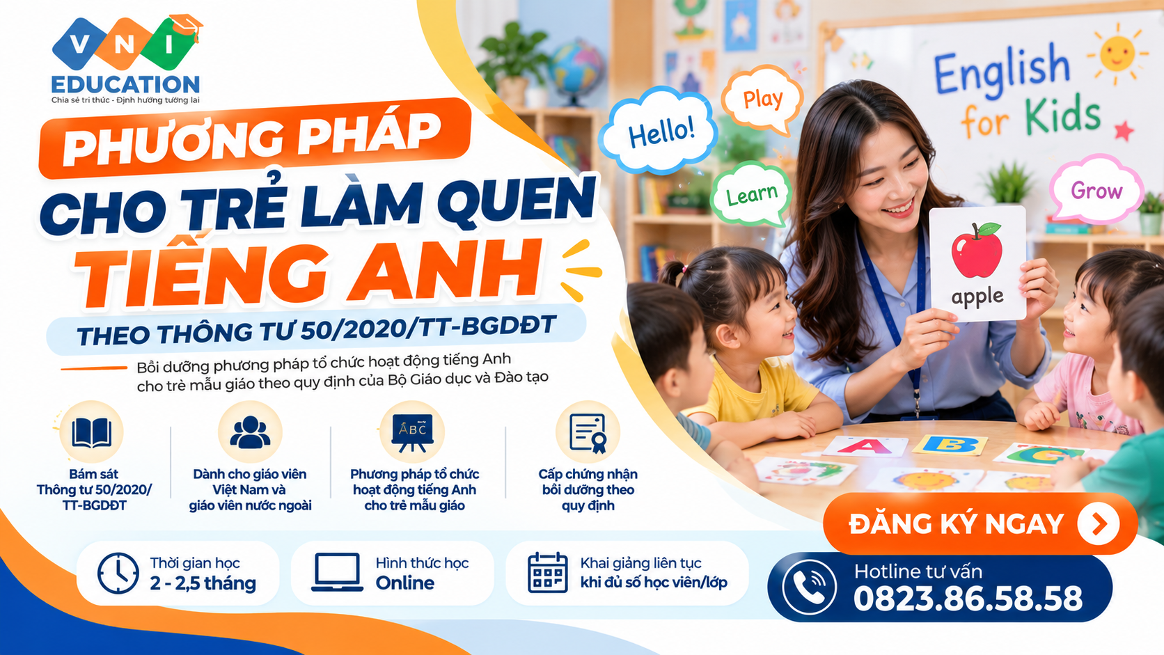 Phương Pháp Tiếng Anh Cho Trẻ Mẫu Giáo