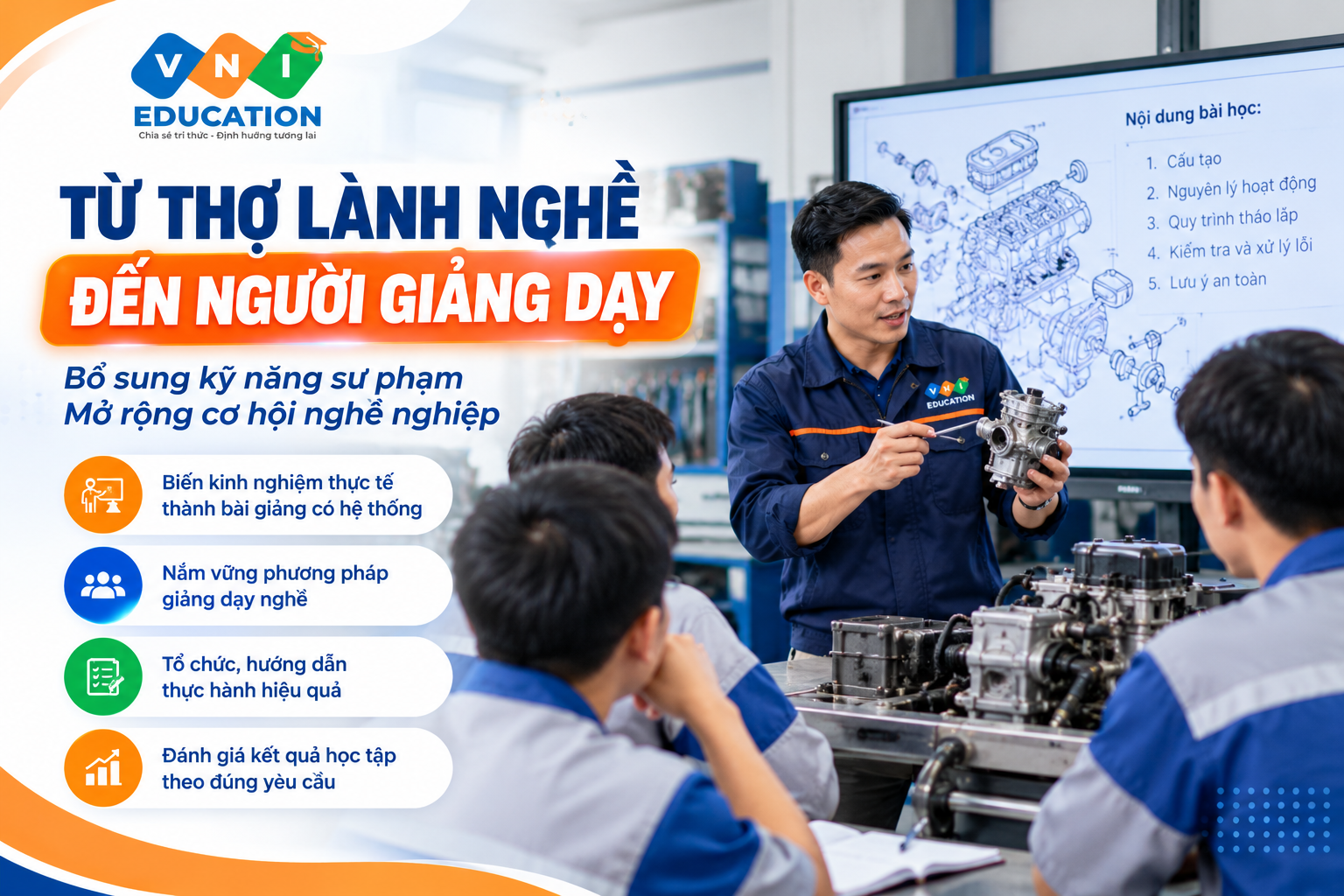 Từ Thợ Lành Nghề Đến Người Giảng Dạy