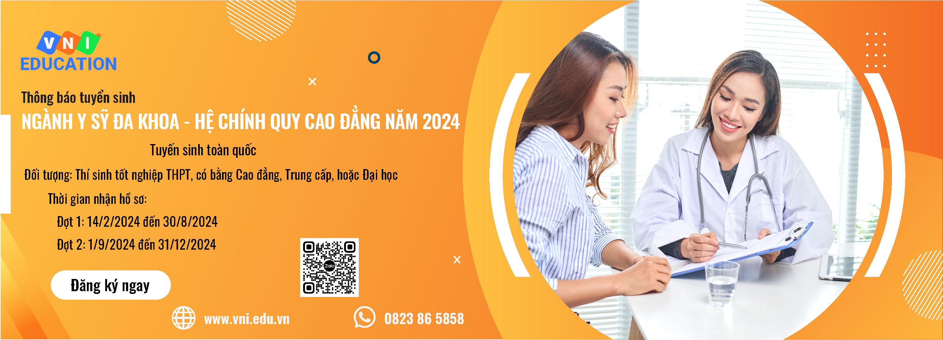 Tuyển sinh ngành Y sĩ đa khoa - hệ chính quy cao đẳng 2024