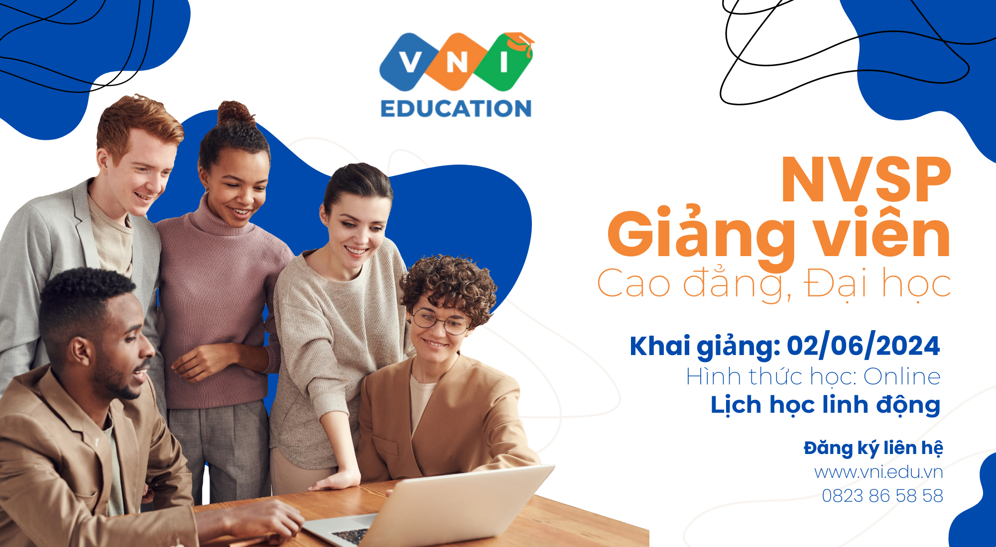 Thông báo khai giảng lớp NVSP giảng viên cao đẳng, đại học tháng 06/2024