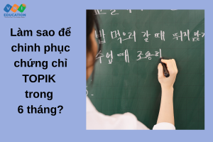 Làm sao để chinh phục chứng chỉ TOPIK trong 6 tháng?