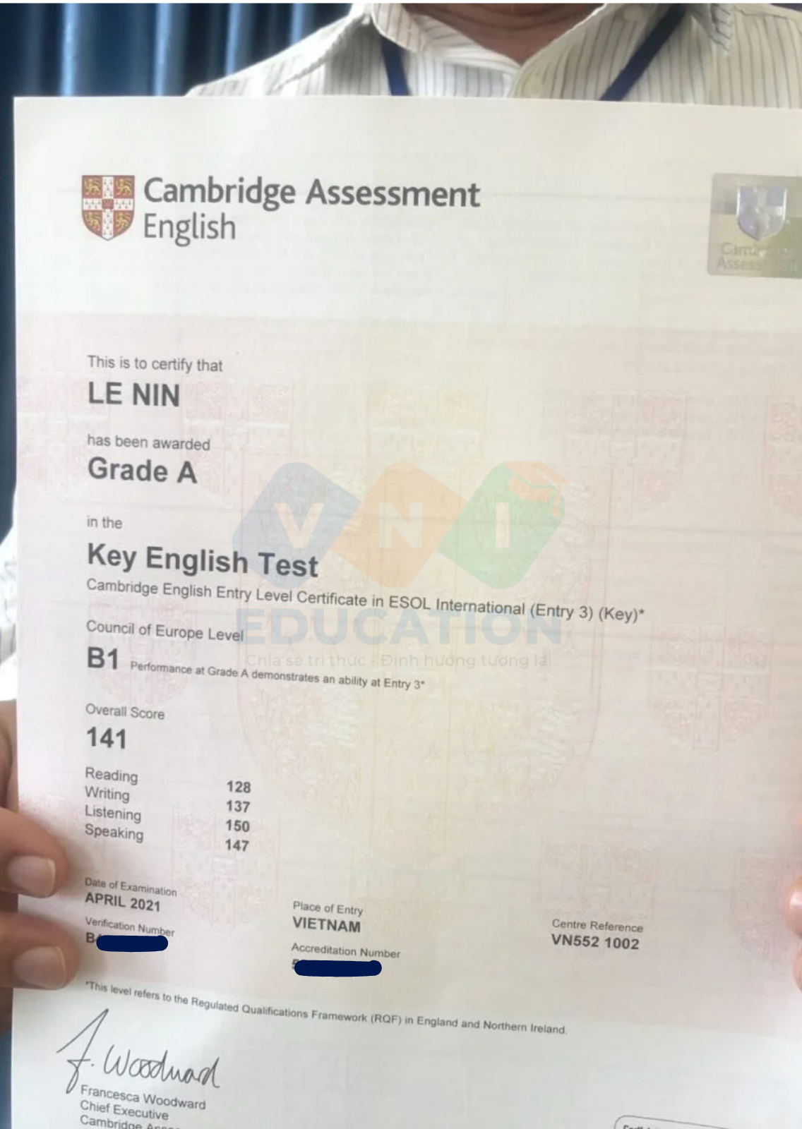 Chứng chỉ Cambridge