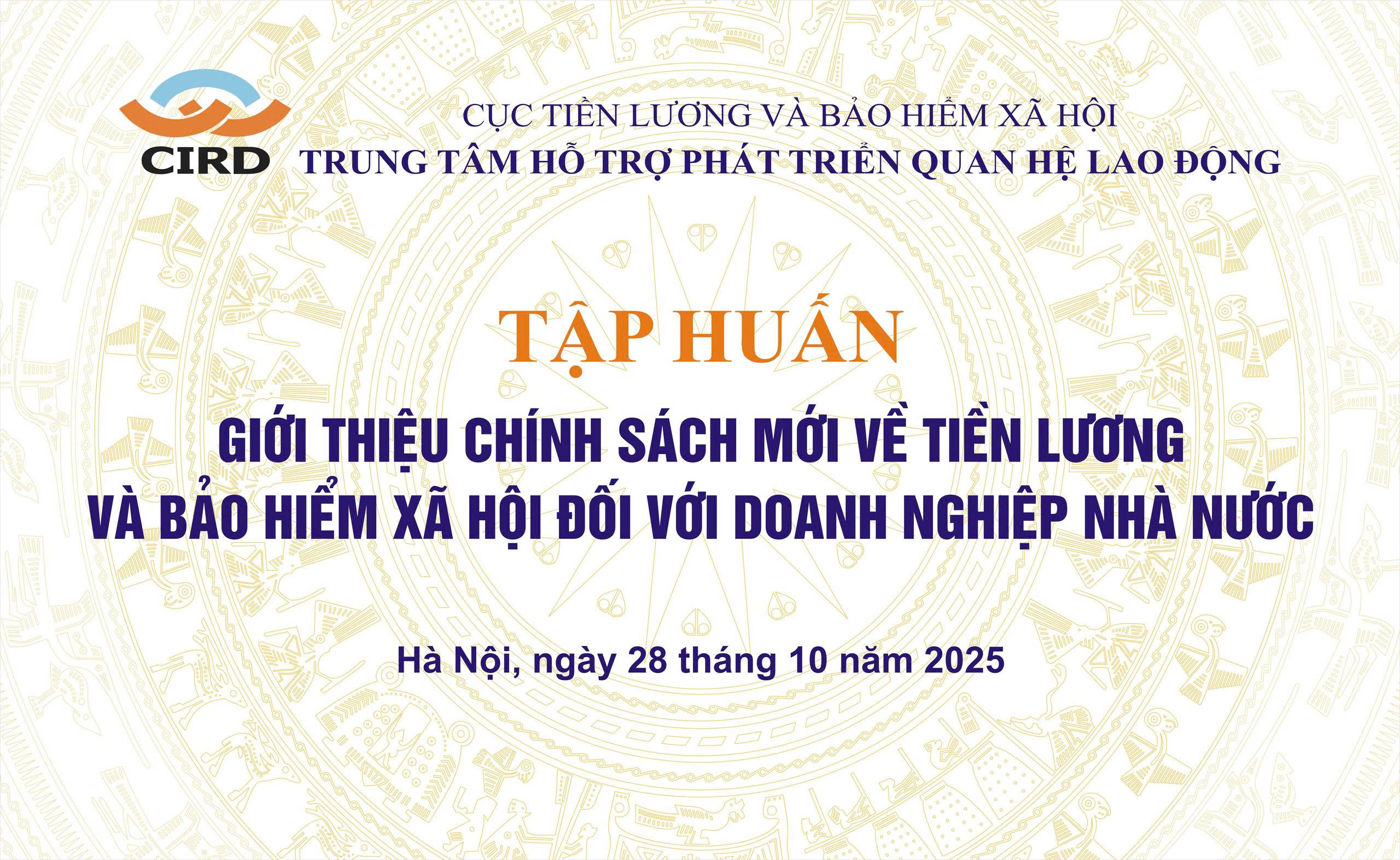 Tập huấn chính sách tiền lương và bảo hiểm xã hội 2025 cho doanh nghiệp nhà nước