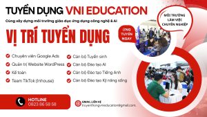 VNi Education tuyển dụng nhân sự 2026
