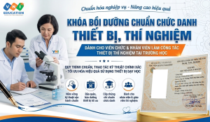 khóa học chuẩn chức danh Thiết bị thí nghiệm