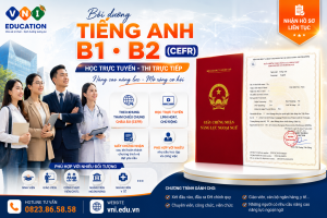 Chứng chỉ tiếng Anh CEFR B1 B2