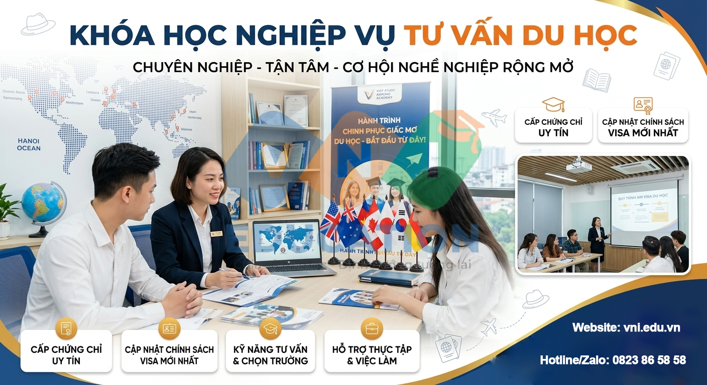 Khóa Học Nghiệp Vụ Tư Vấn Du Học 2026