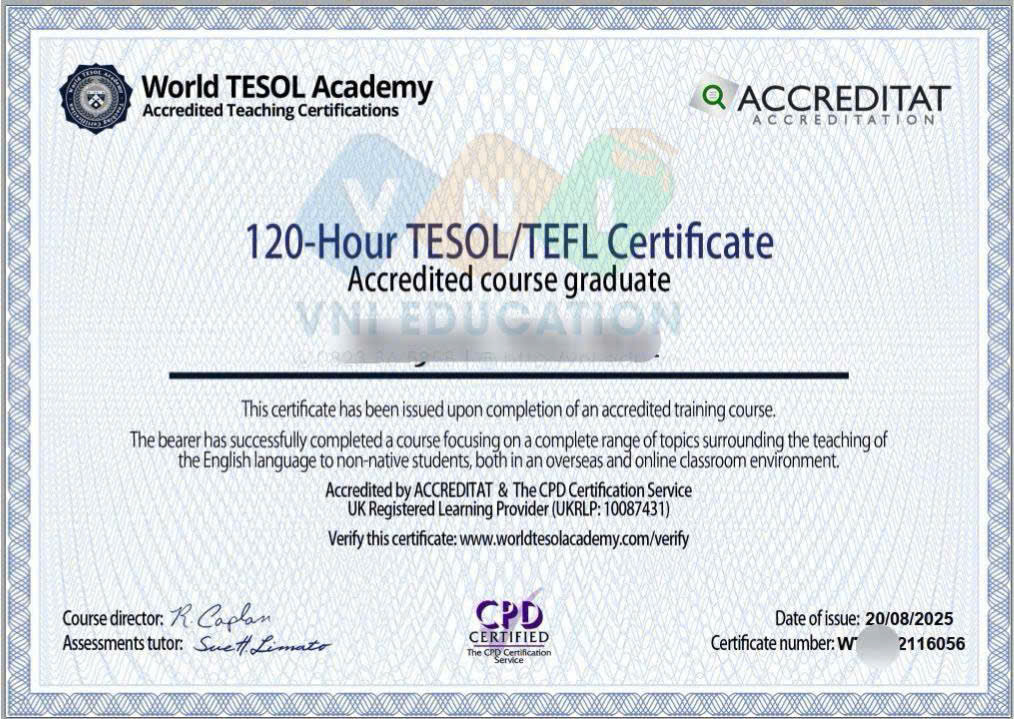 TESOL 120H