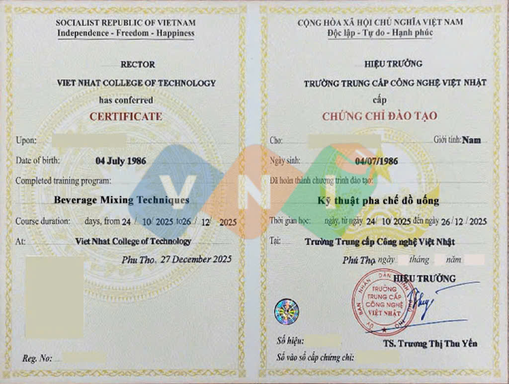 kỹ thuật pha chế đồ uống