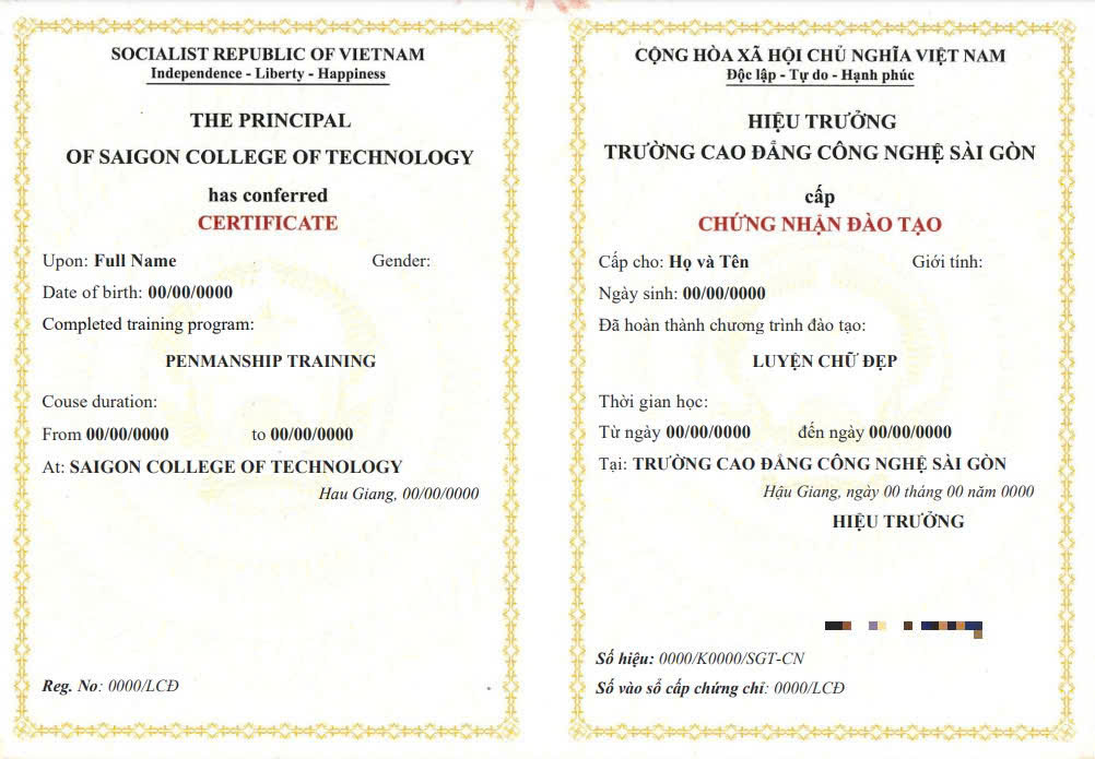 Khóa học luyện chữ đẹp