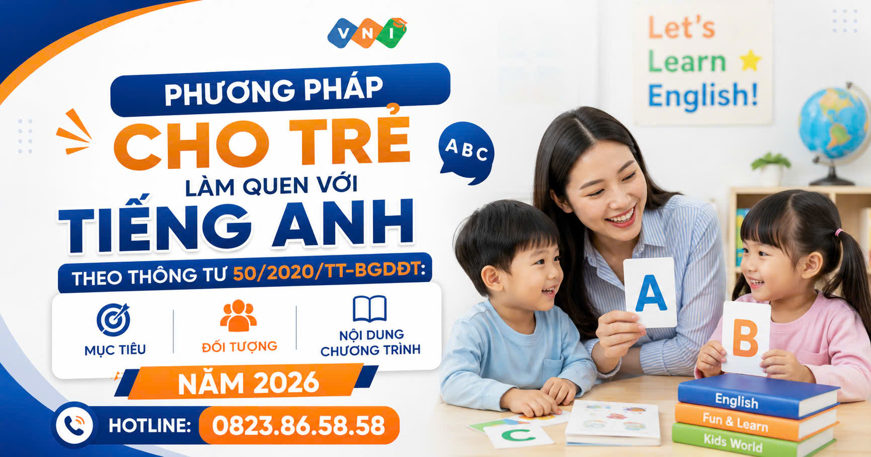 phương pháp cho trẻ làm quen tiếng anh