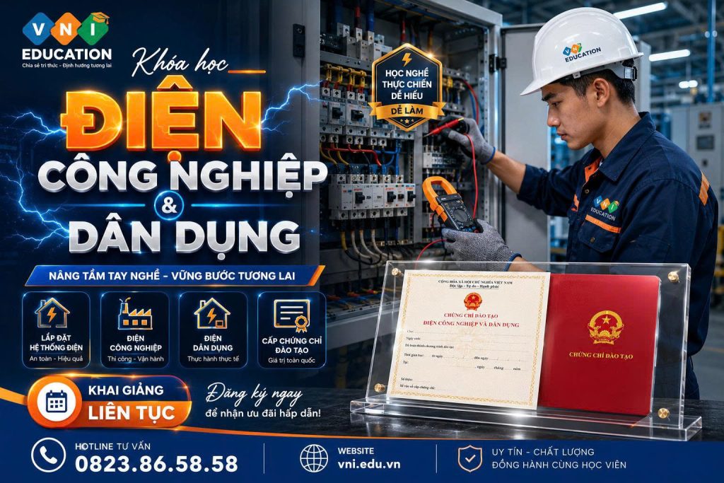 thumbnail chứng chỉ điện công nghiệp và dân dụng