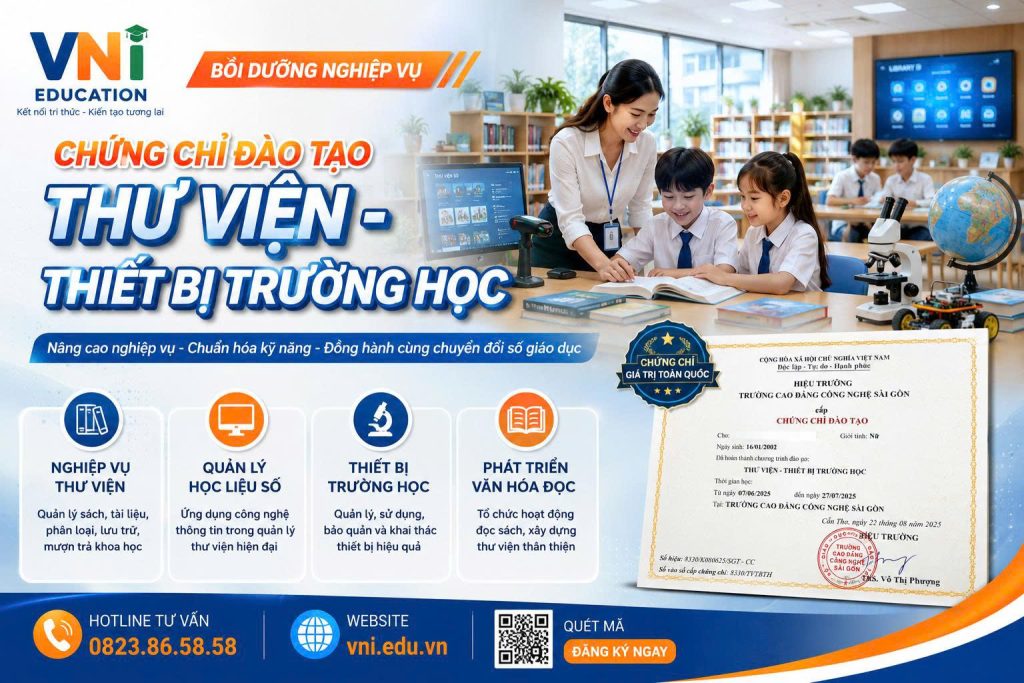 Thư viện - Thiết bị trường học