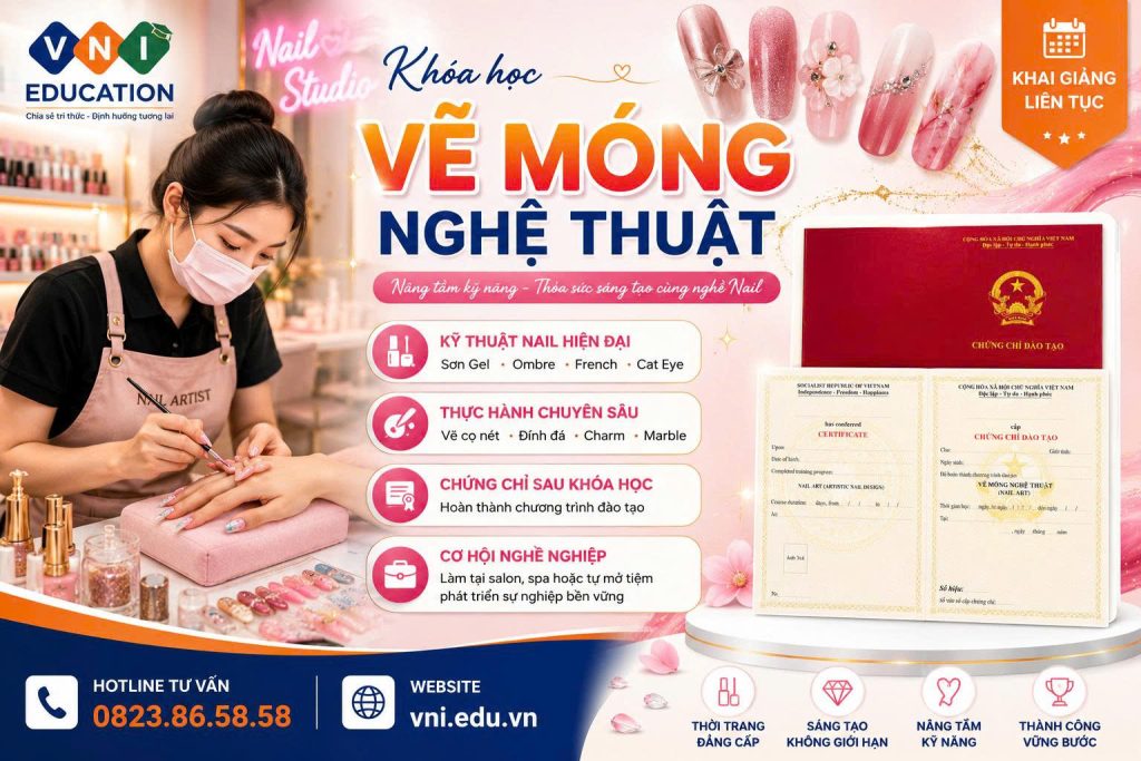 vẽ móng nghệ thuật