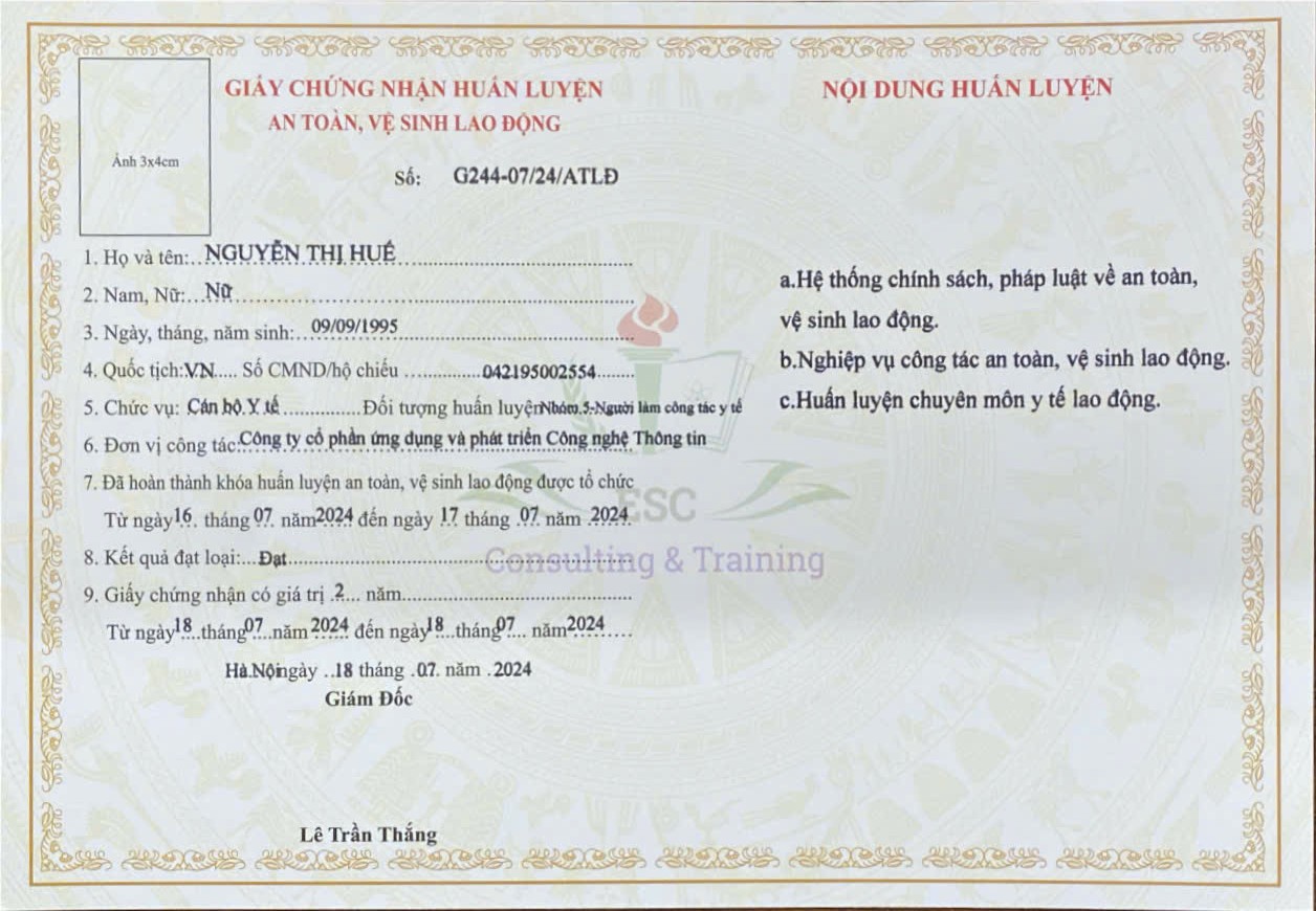 An toàn lao động