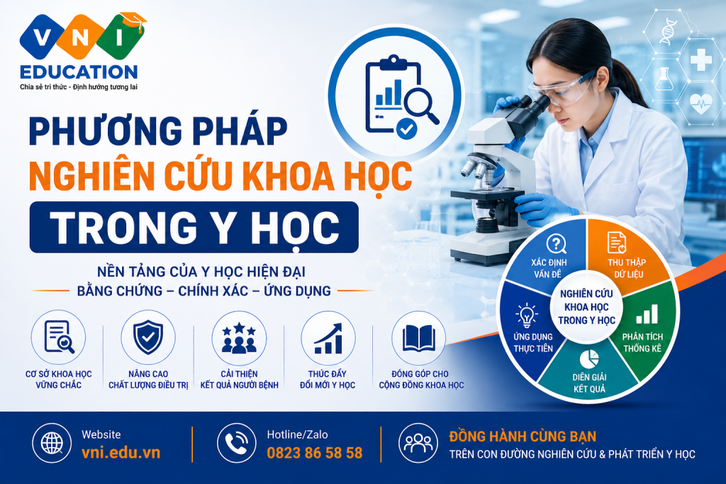 phương pháp nghiên cứu khoa học trong y học 2026