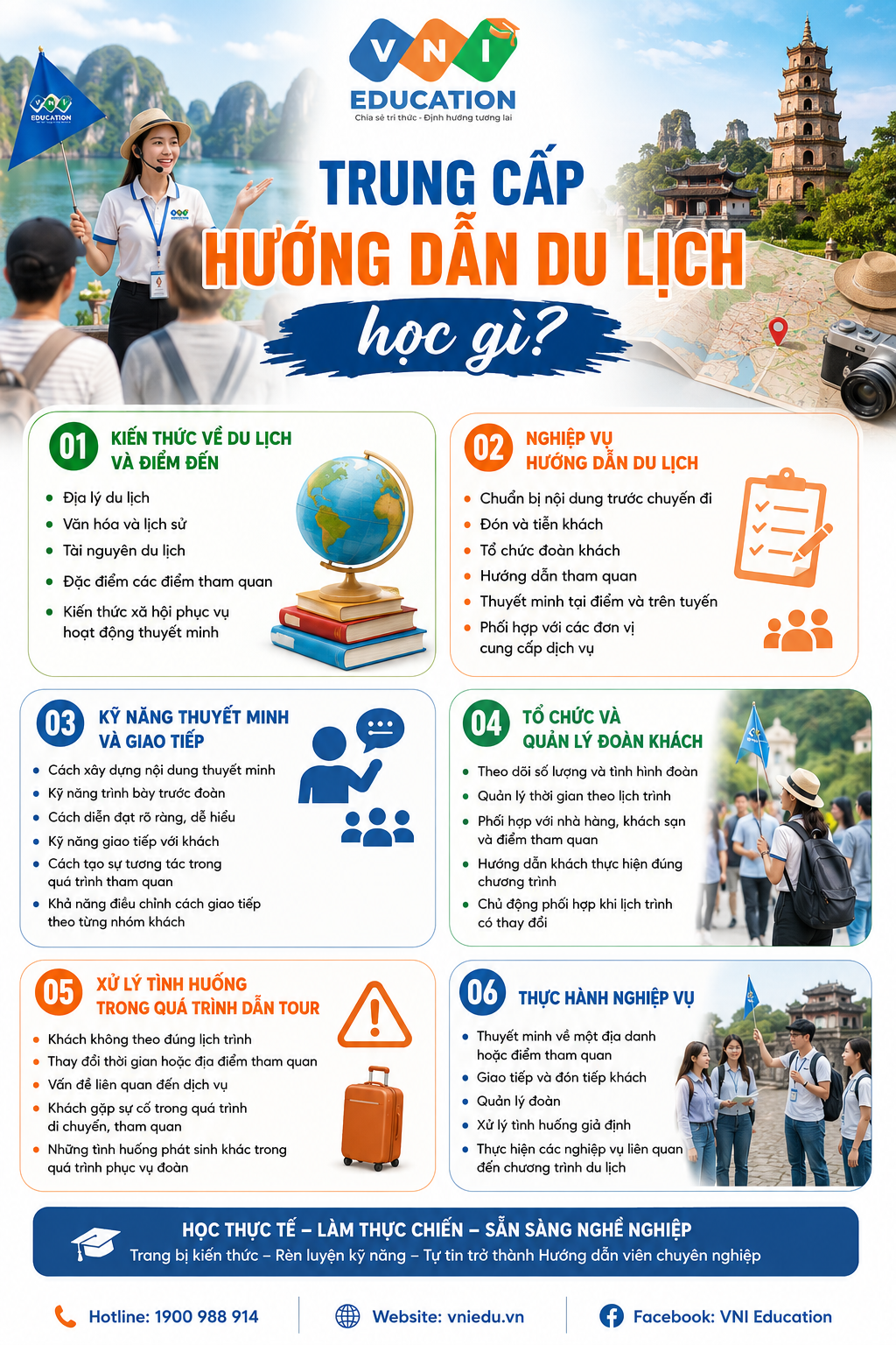 Trung cấp Hướng dẫn du lịch