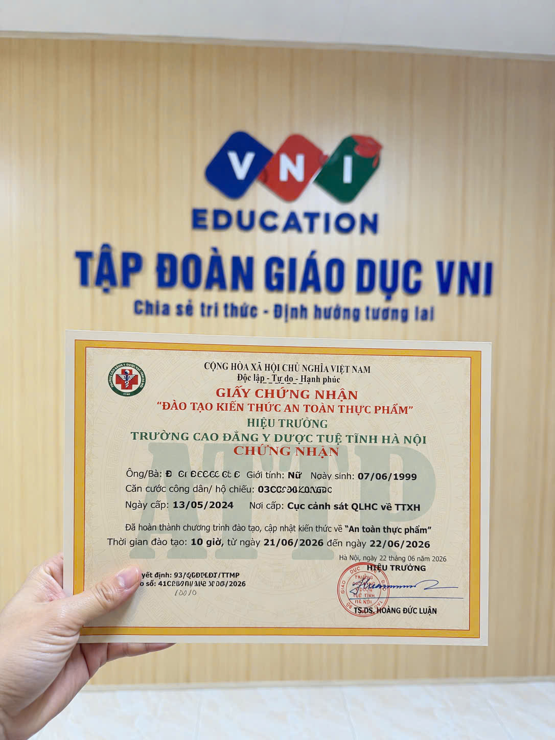 vệ sinh an toàn thực phẩm
