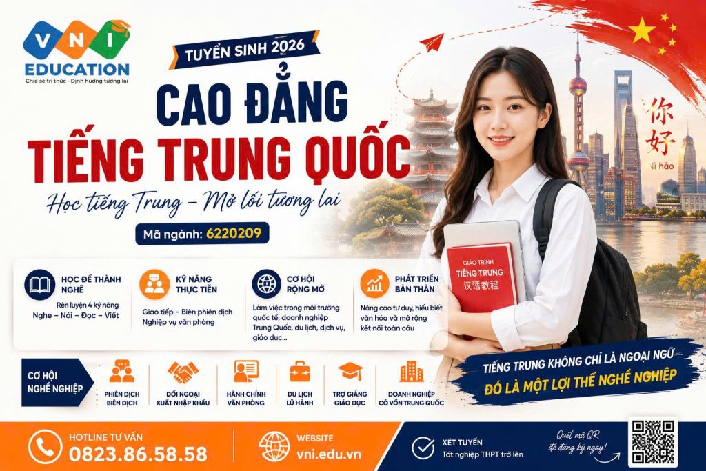 Cao đẳng Tiếng Trung Quốc