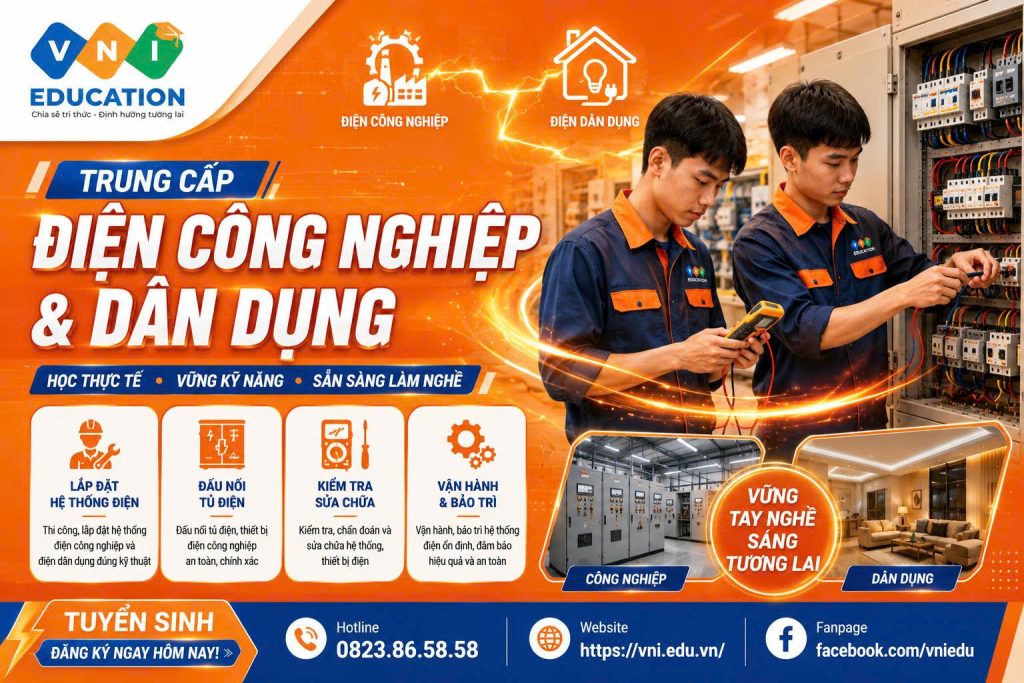 Trung cấp điện công nghiệp và dân dụng