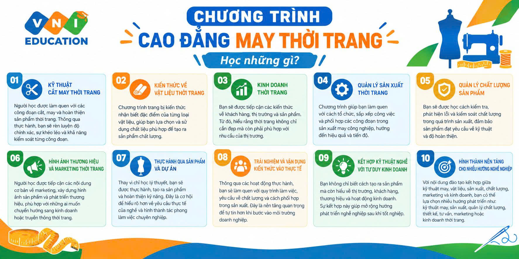 cao đẳng may thời trang