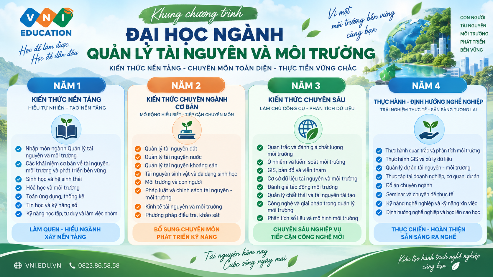 ngành quản lý tài nguyên và môi trường