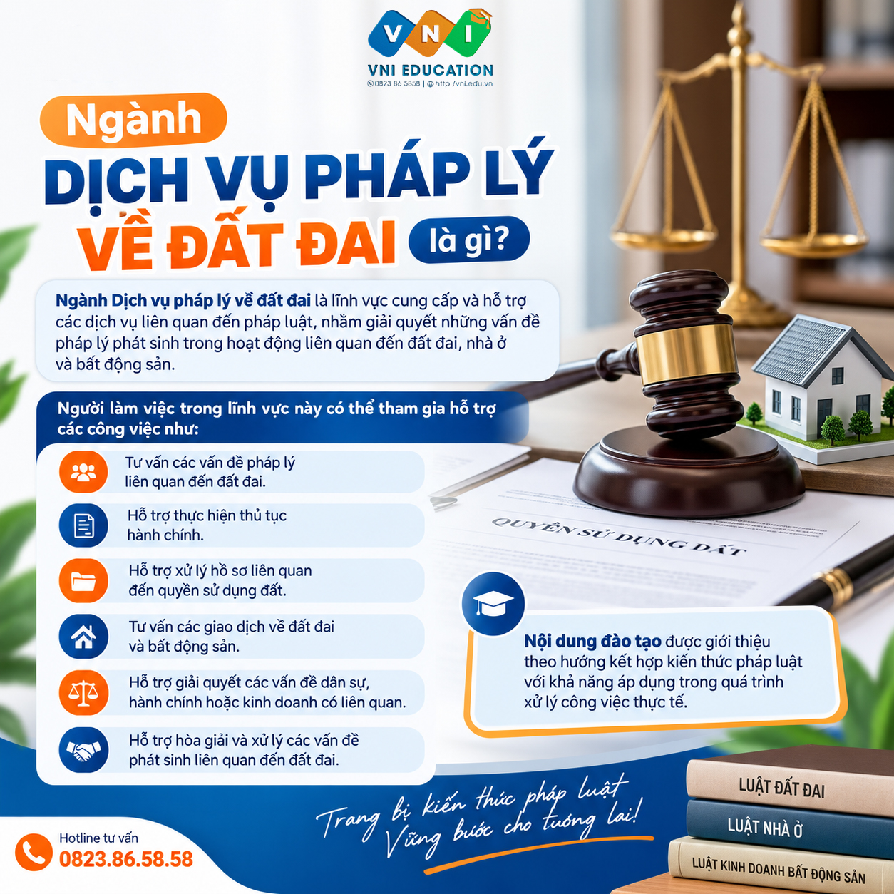 Cao đẳng Dịch vụ pháp lý về đất đai