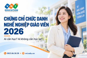 Chứng chỉ chức danh nghề nghiệp giáo viên