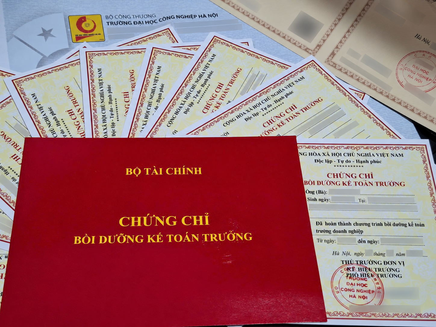 Chứng chỉ bồi dưỡng kế toán trưởng