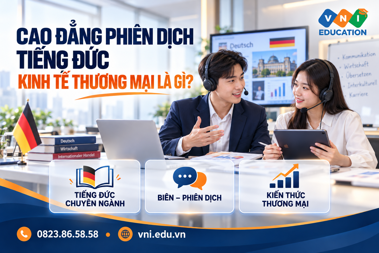 Cao đẳng Phiên dịch tiếng Đức kinh tế thương mại